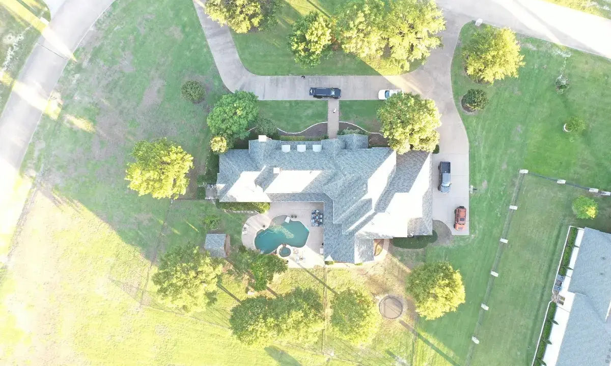 New shingle roof installation on a home in Brookhaven